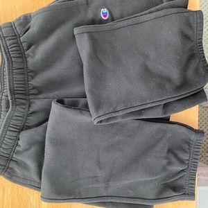 Men’s Champion black sweatpants. Size M.